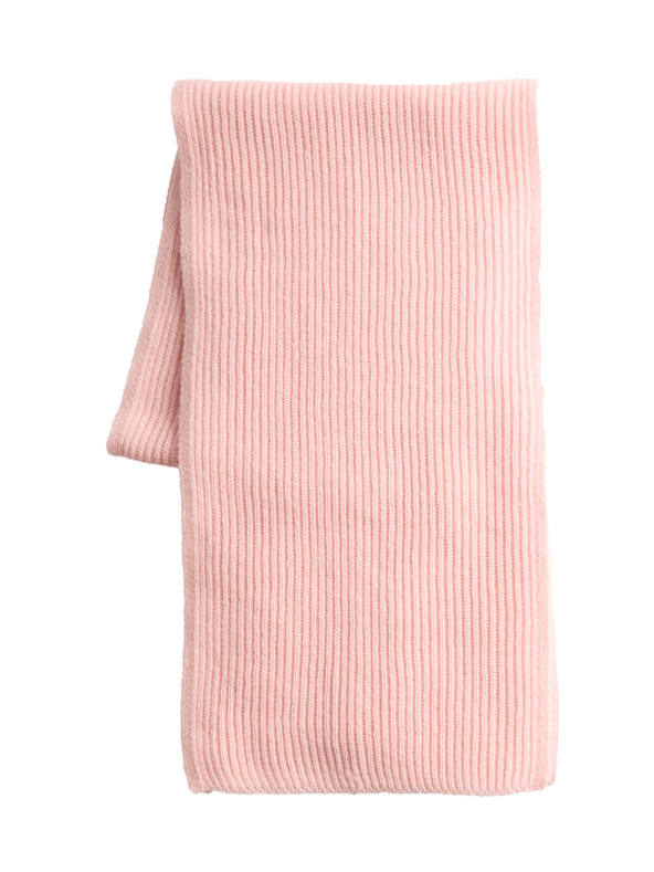 Marks & Spencer Rebrovaná pletená šatka Marks & Spencer ružová