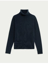 Marks & Spencer Sveter z čistého kašmíru s rolákovým golierom Marks & Spencer námorná modrá