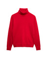 Marks & Spencer Sveter z čistého kašmíru s rolákovým golierom Marks & Spencer červená