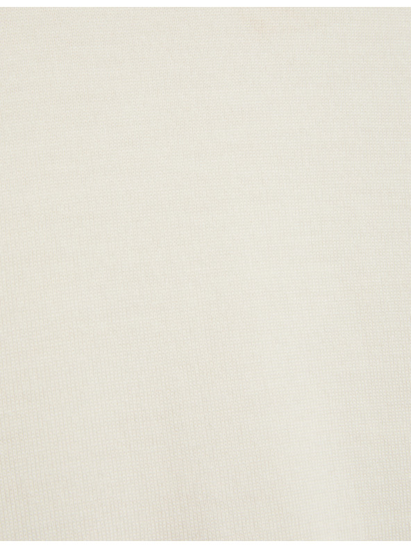 Marks & Spencer Sveter s rolákovým golierom zo 100% vlny Merino Marks & Spencer smotanová