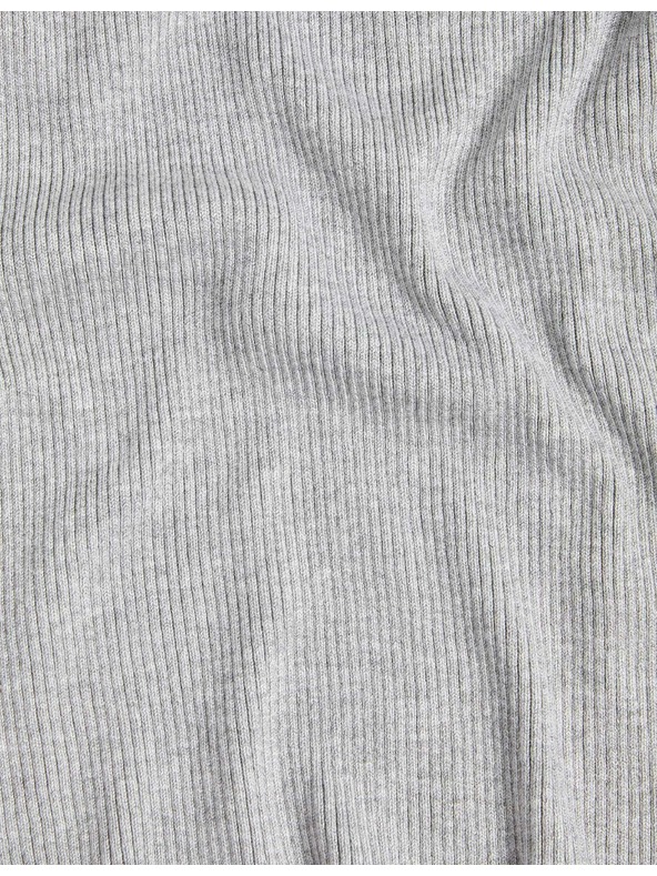 Marks & Spencer Rebrovaný sveter s rolákovým golierom Marks & Spencer sivá