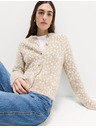 Marks & Spencer Kardigan so zvieracím vzorom a okrúhlym výstrihom Marks & Spencer smotanová