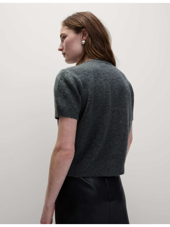 Marks & Spencer Zdobený skrátený kardigan Marks & Spencer šedá