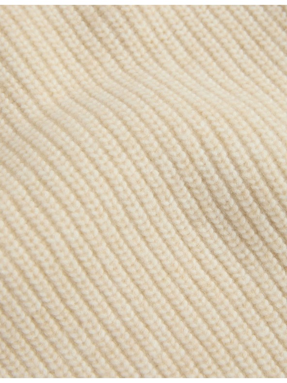 Marks & Spencer Textúrovaný zdobený kardigan s gombíkmi na prednej strane Marks & Spencer smotanová