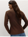 Marks & Spencer Priľnavý kardigan s volánom, hebký na dotyk Marks & Spencer hnedá