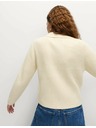 Marks & Spencer Pletená bunda s mľandravými vláknami a ozdobnými vreckami Marks & Spencer smotanová