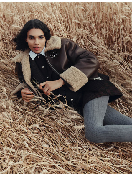 Marks & Spencer Kockovaná mini sukňa áčkového strihu Micro Dogtoot Marks & Spencer hnedá