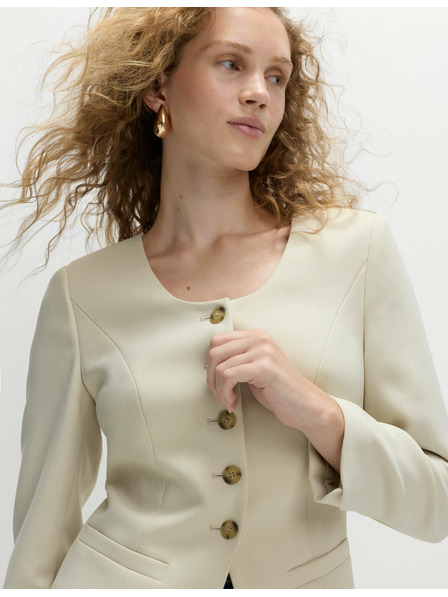 Marks & Spencer Skrátená bunda Marks & Spencer smotanová