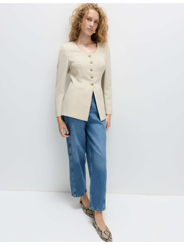 Marks & Spencer Skrátená bunda Marks & Spencer smotanová