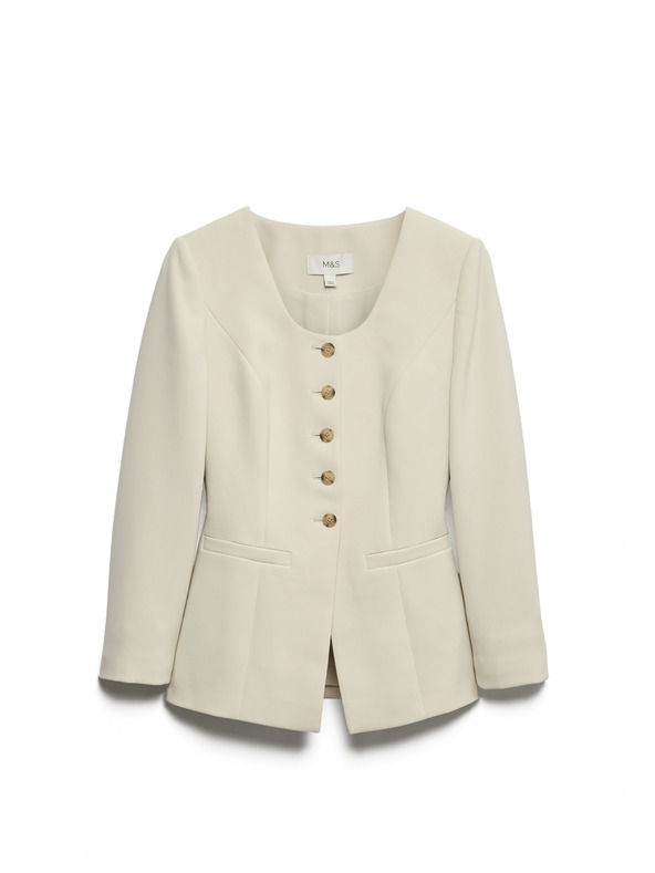 Marks & Spencer Skrátená bunda Marks & Spencer smotanová