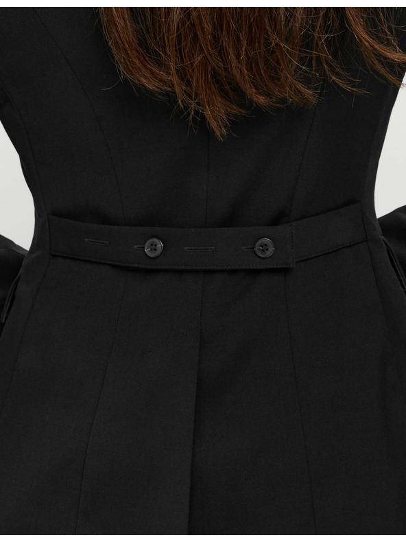 Marks & Spencer Bunda bez goliera Marks & Spencer čierna