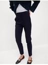 Marks & Spencer Nohavice po členky so strečom, úzky strih Marks & Spencer námorná modrá