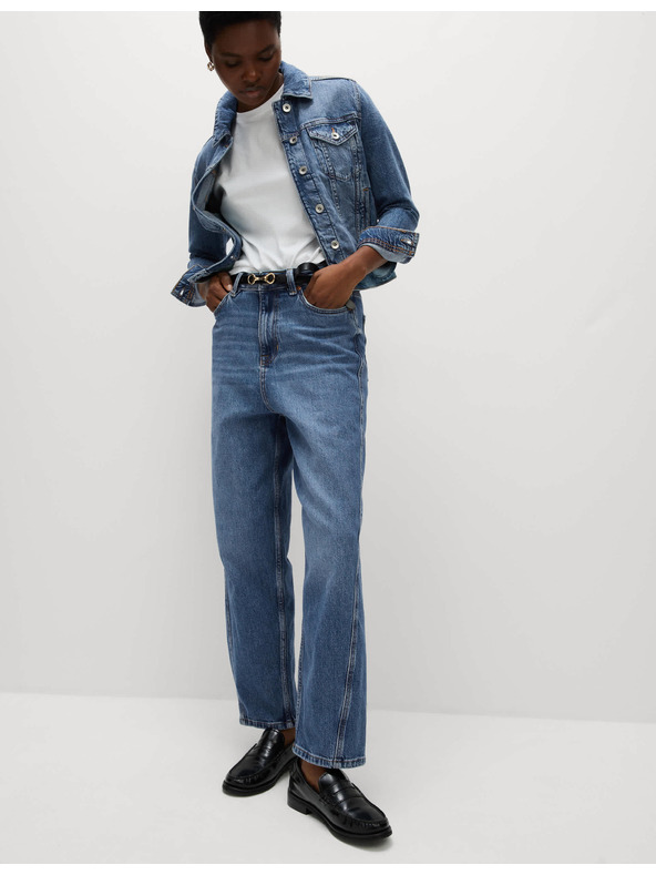 Marks & Spencer Modré dámske džínsy typu boyfriend Marks & Spencer