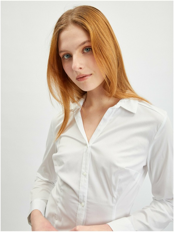 Orsay Biela dámska košeľa ORSAY