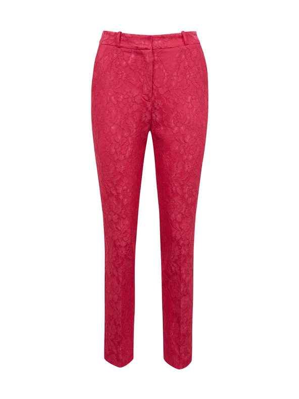 Orsay Ružové dámske vzorované skrátené nohavice ORSAY