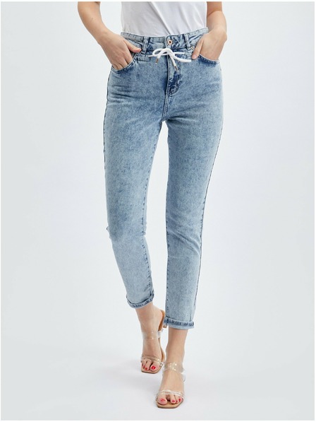 Orsay Svetlomodré dámske džínsy slouchy strihu ORSAY