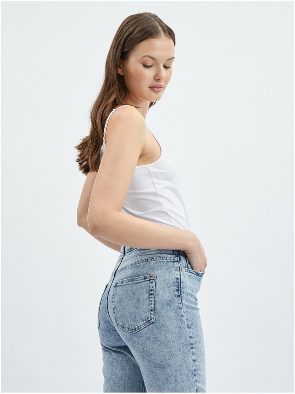 Orsay Svetlomodré dámske džínsy slouchy strihu ORSAY