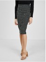 Orsay Bielo-čierna dámska vzorovaná sukňa ORSAY