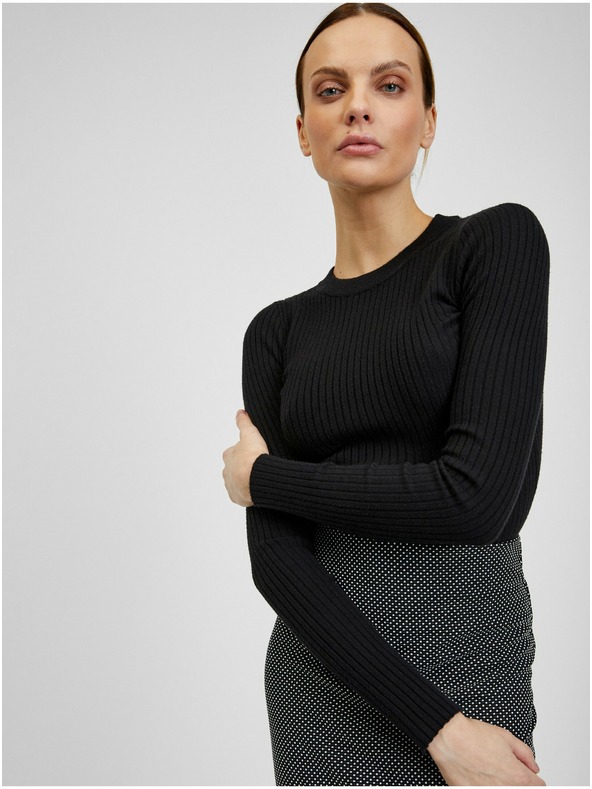 Orsay Bielo-čierna dámska vzorovaná sukňa ORSAY