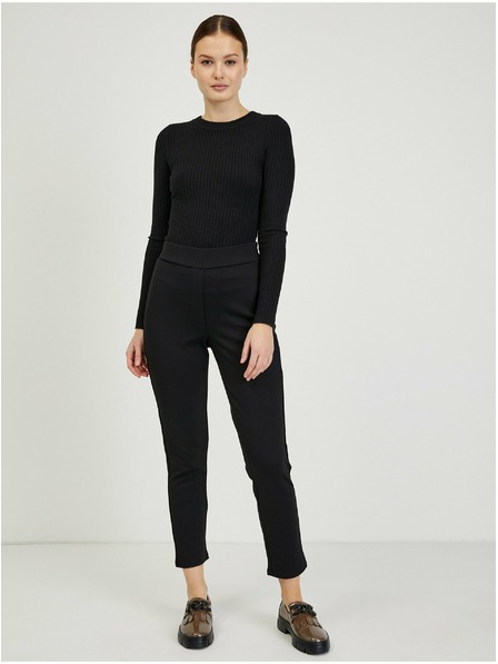 Orsay Čierne dámske skrátené nohavice ORSAY