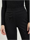 Orsay Čierne dámske skrátené nohavice ORSAY