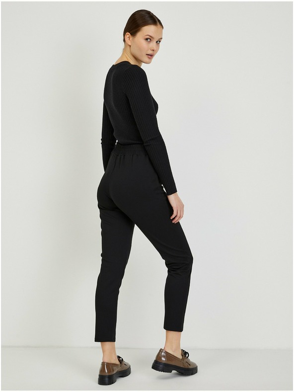 Orsay Čierne dámske skrátené nohavice ORSAY