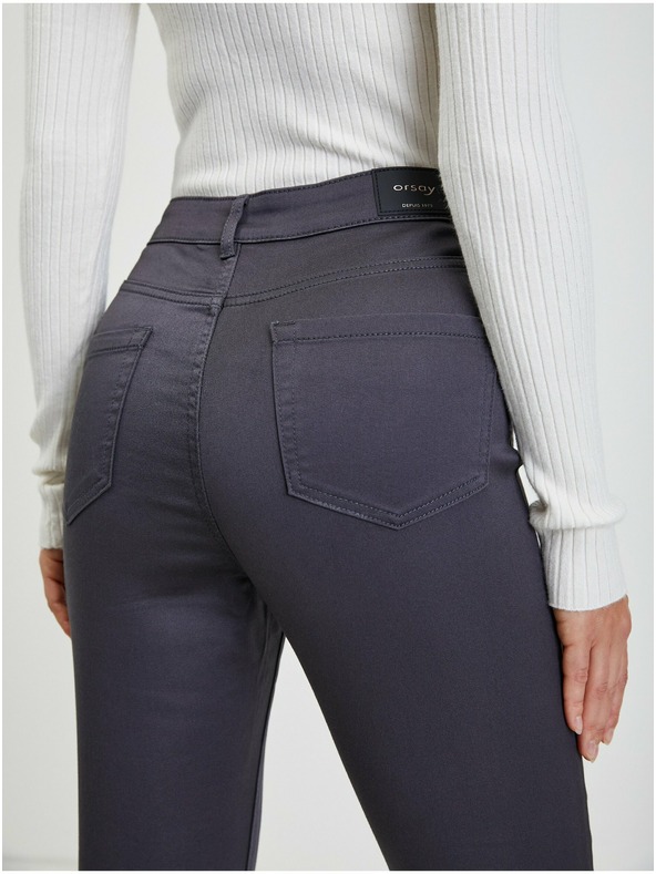 Orsay Šedé dámske nohavice ORSAY