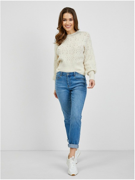 Orsay Modré dámske slim fit džínsy ORSAY