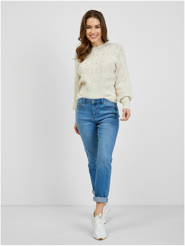 Orsay Modré dámske slim fit džínsy ORSAY