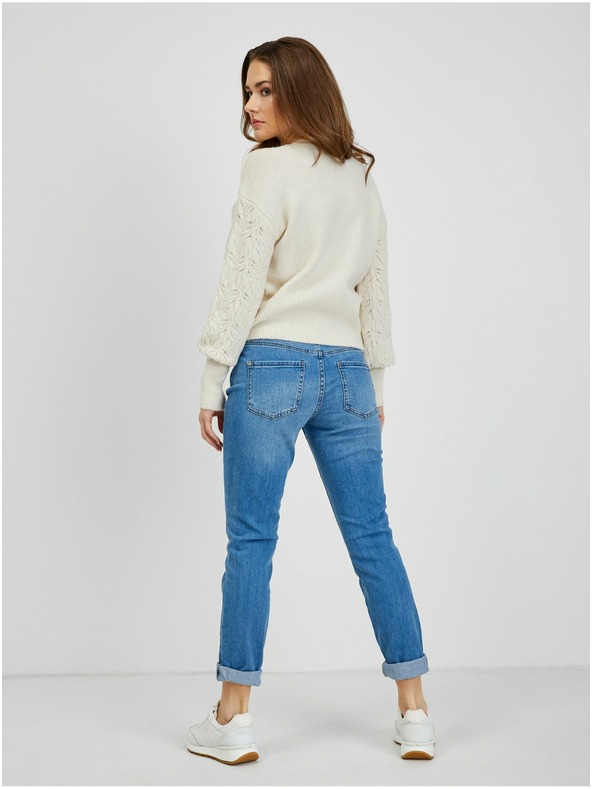 Orsay Modré dámske slim fit džínsy ORSAY