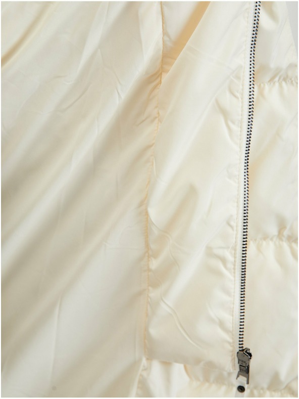 Orsay Krémový dámsky páperový kabát ORSAY