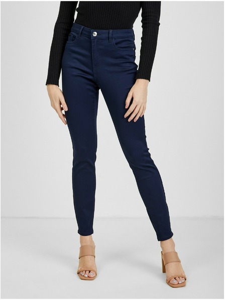 Orsay Tmavomodré dámske nohavice ORSAY