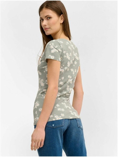 Orsay Svetlozelená kvetinová košeľa ORSAY