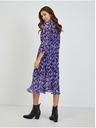 Orsay Fialové dámske kvetované šaty ORSAY