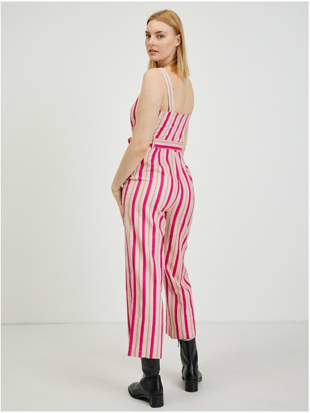 Orsay Béžovo-ružový dámsky plátený overal ORSAY Los Angeles