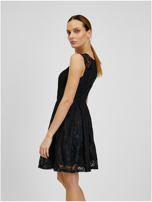 Orsay Čierne dámske čipkované šaty ORSAY