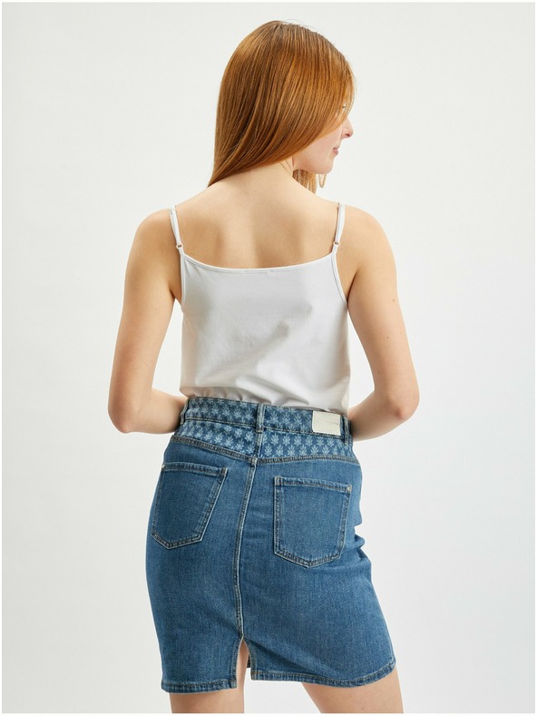 Orsay Modrá dámska džínsová sukňa ORSAY