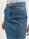 Orsay Modrá dámska džínsová sukňa ORSAY