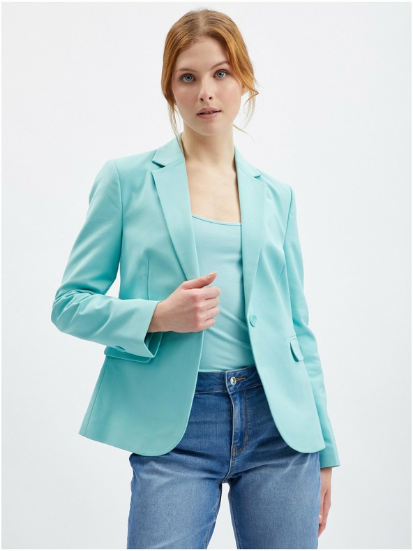 Orsay Tyrkysové dámske sako ORSAY