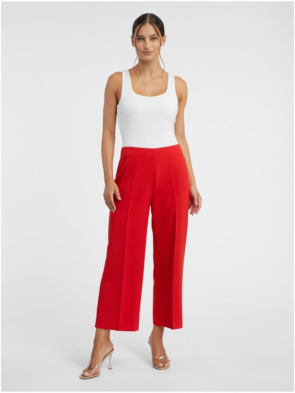 Orsay Červené dámske culottes ORSAY