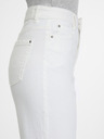 Orsay Biele dámske skrátené mom fit džínsy ORSAY