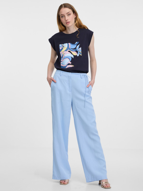 Orsay Tmavomodré dámske tričko ORSAY