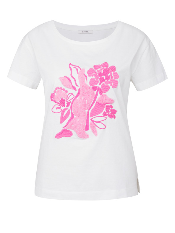 Orsay Biele dámske tričko s krátkym rukávom ORSAY