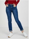 Orsay Tmavomodré dámske džínsy skinny fit ORSAY