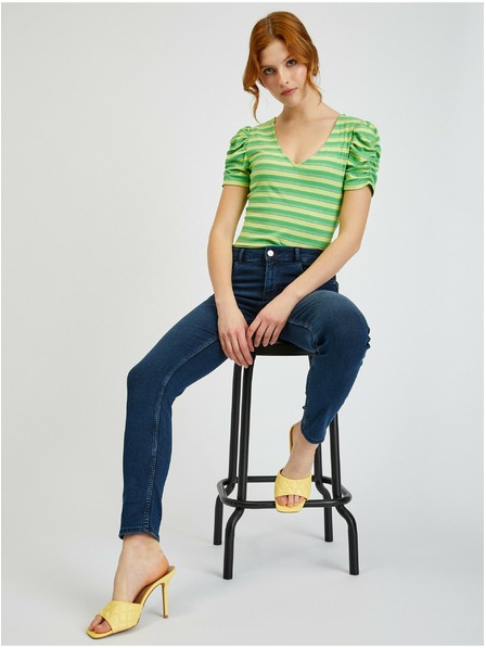 Orsay Tmavomodré dámske džínsy skinny fit ORSAY