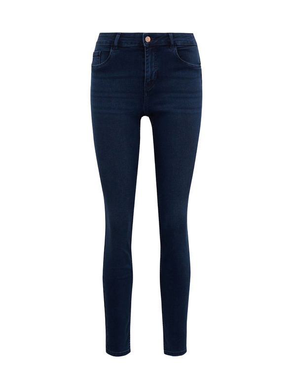 Orsay Tmavomodré dámske džínsy skinny fit ORSAY