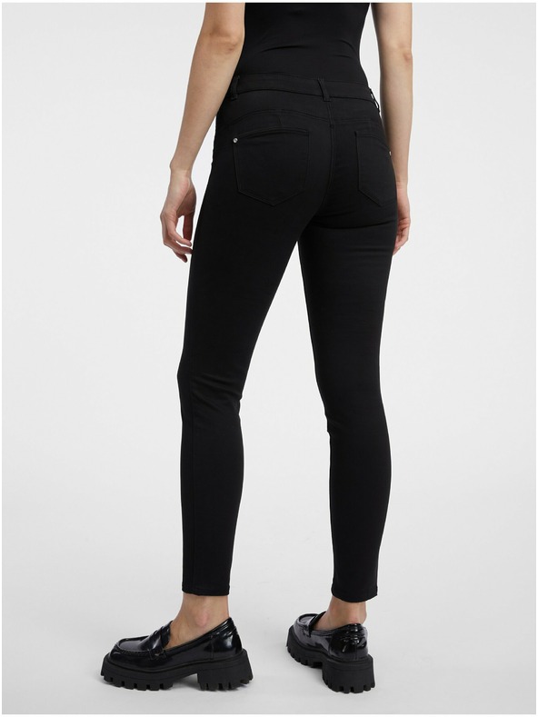 Orsay Čierne dámske nohavice ORSAY