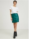 Orsay Zelená dámska koženková sukňa ORSAY