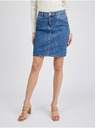 Orsay Modrá dámska džínsová sukňa ORSAY