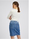 Orsay Modrá dámska džínsová sukňa ORSAY